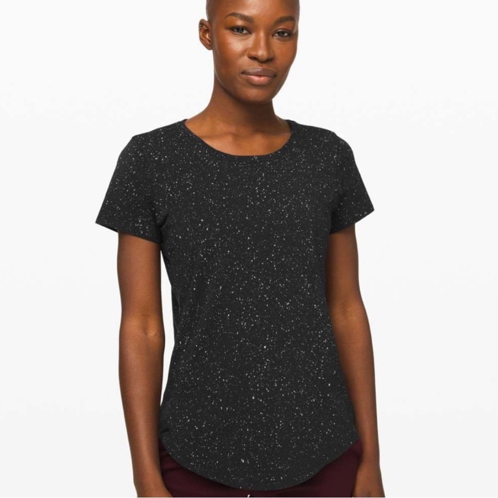 lululemon love crew black speckle